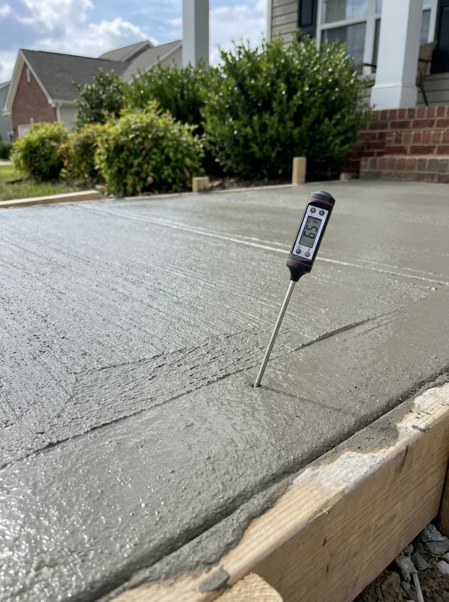 Best Time to Pour Concrete in Wisconsin