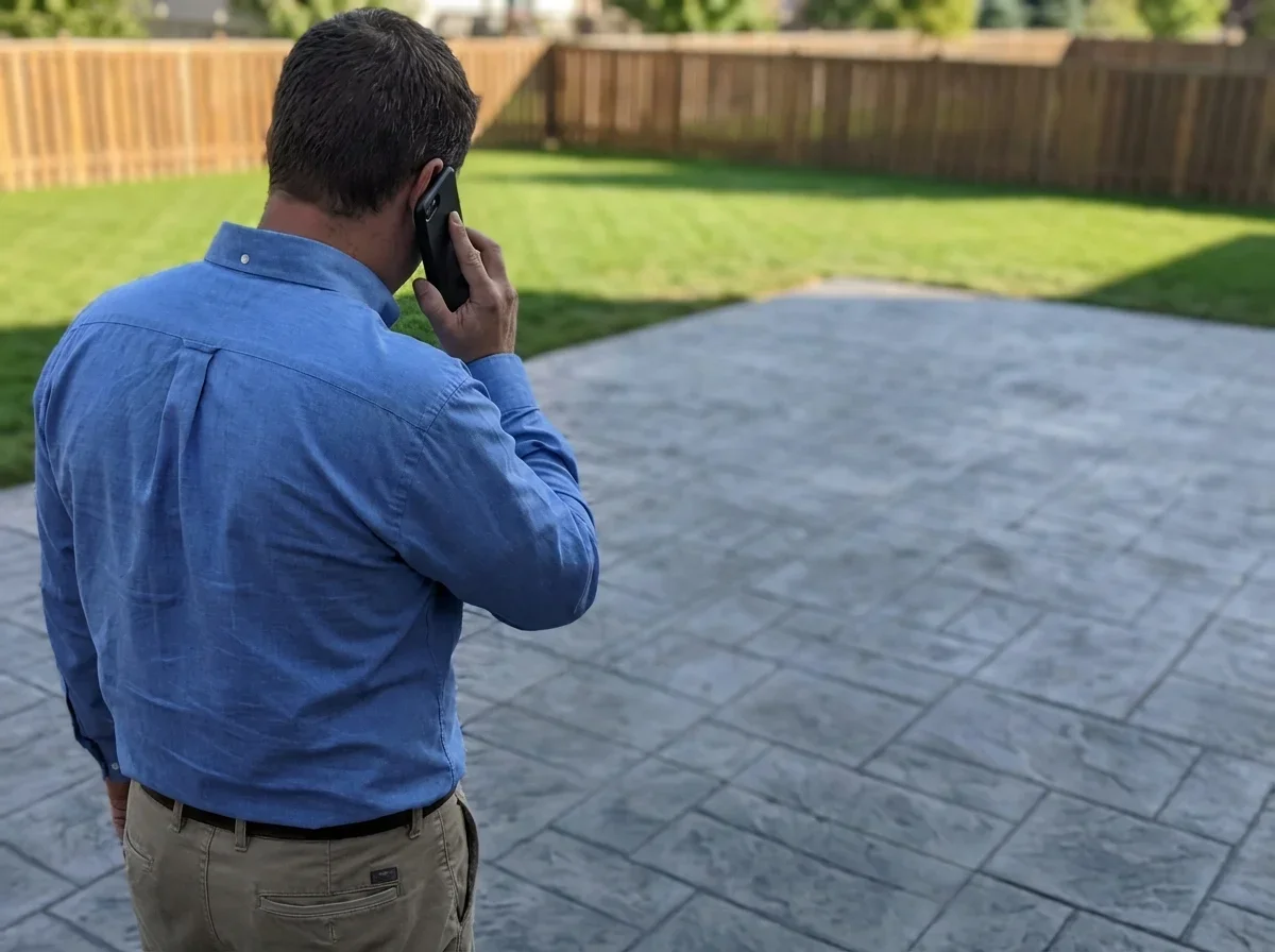 Check References and Past Work — how to hire concrete contractor