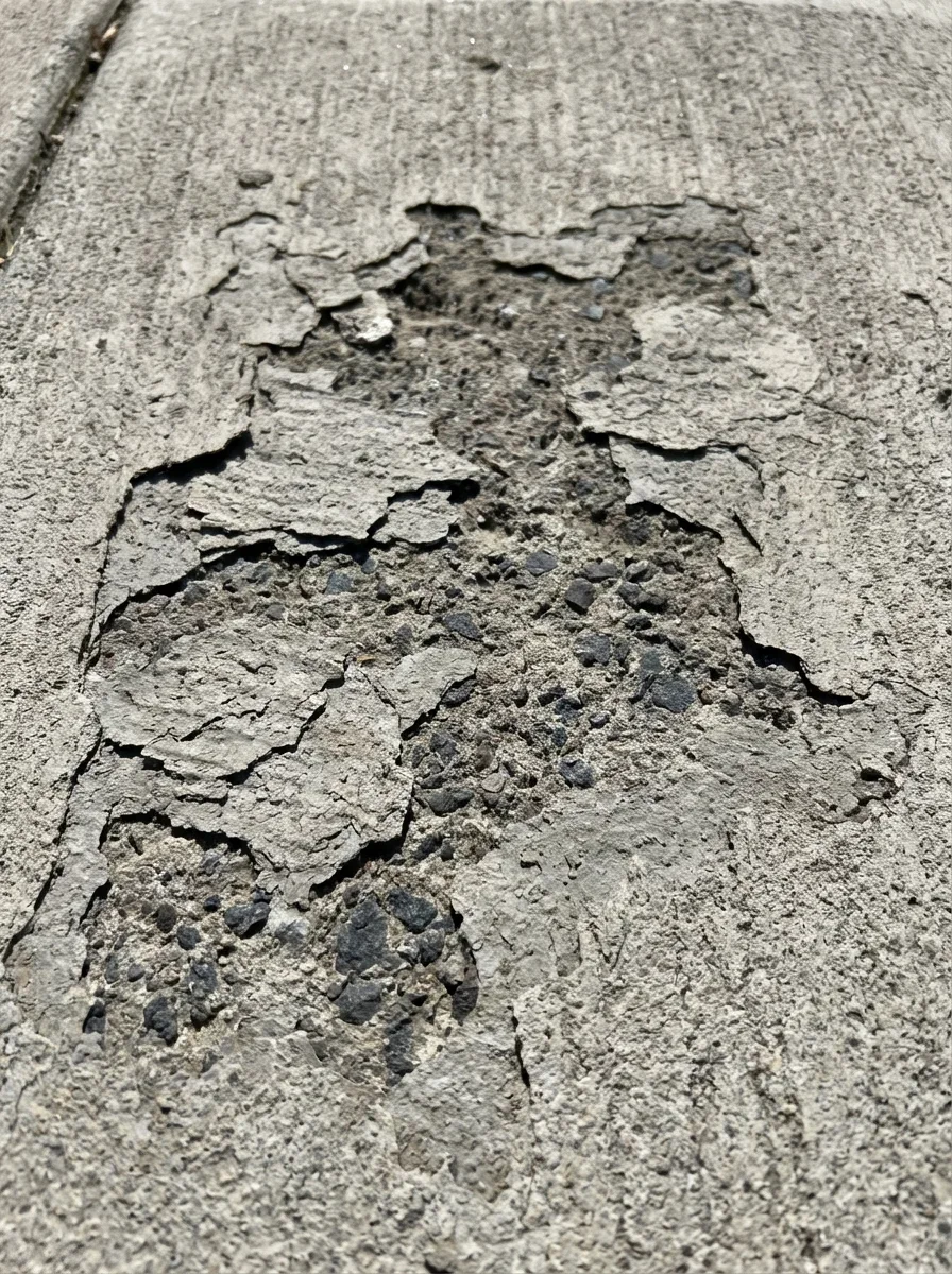 Spalling & Flaking Concrete