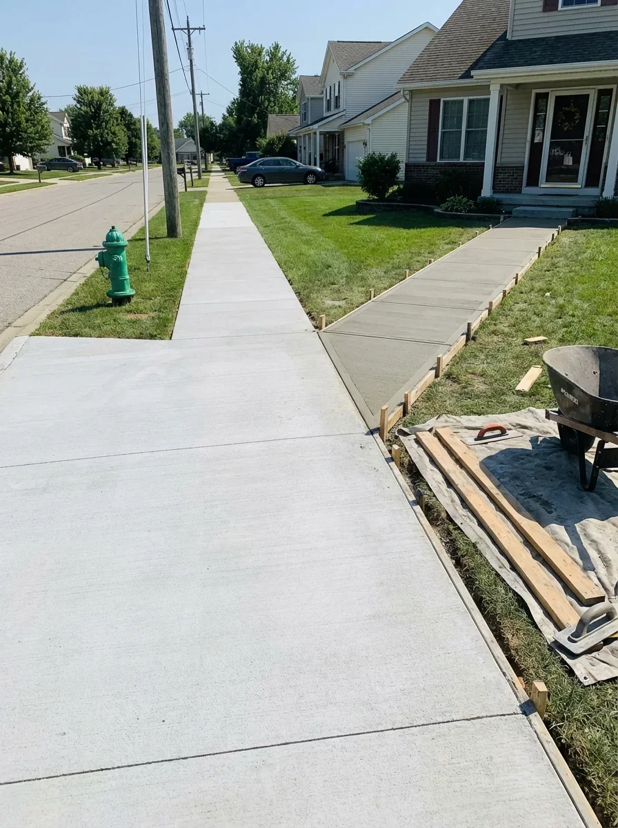 Sidewalk Installation